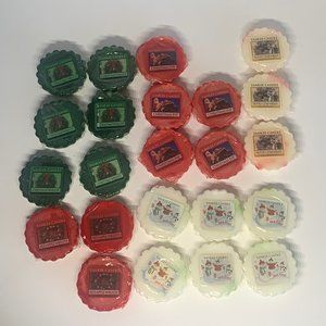 YANKEE CANDLE WAX TARTS-SET OF 23 VARIOUS SCENTS